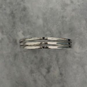 White gold and sapphire bracelet